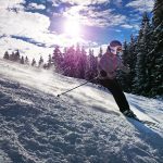 Skifahren im Winter