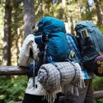 Backpacker Urlaub mit Rucksack