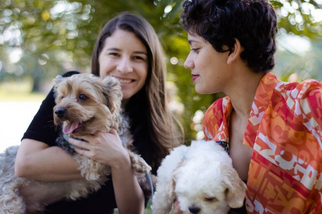 Hunde und Familie