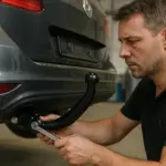 Montage einer Anhängerkupplung