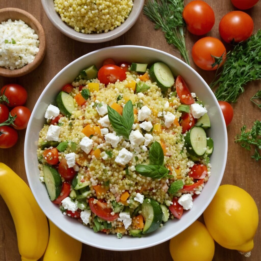 Couscous Salat mit Feta: Ein erfrischendes Rezept für den Sommer