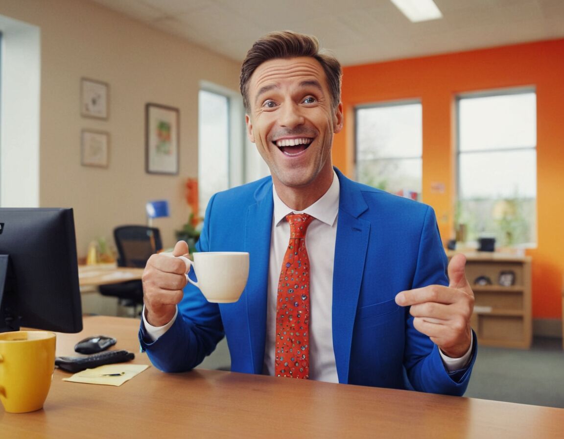 Bei der Arbeit: Humor als Geheimwaffe! - Lustig und witzig: Guten Morgen Donnerstag – So startest Du humorvoll in den Tag!