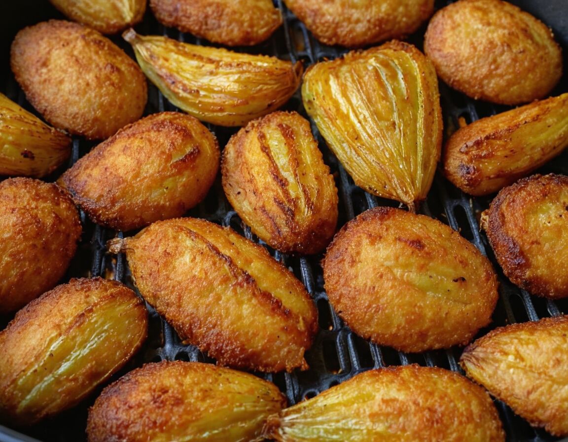 Ca 10-15 Minuten goldbraun rösten lassen - Gesunde Rezepte: Gemüse in der Heißluftfritteuse perfekt zubereiten