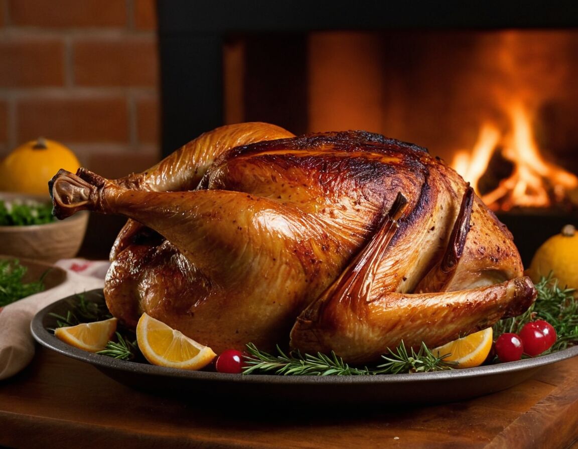 Mit Öl bestreichen für knusprige Kruste - Putenoberkeule im Backofen knusprig zubereiten: Tipps für das perfekte Festmahl