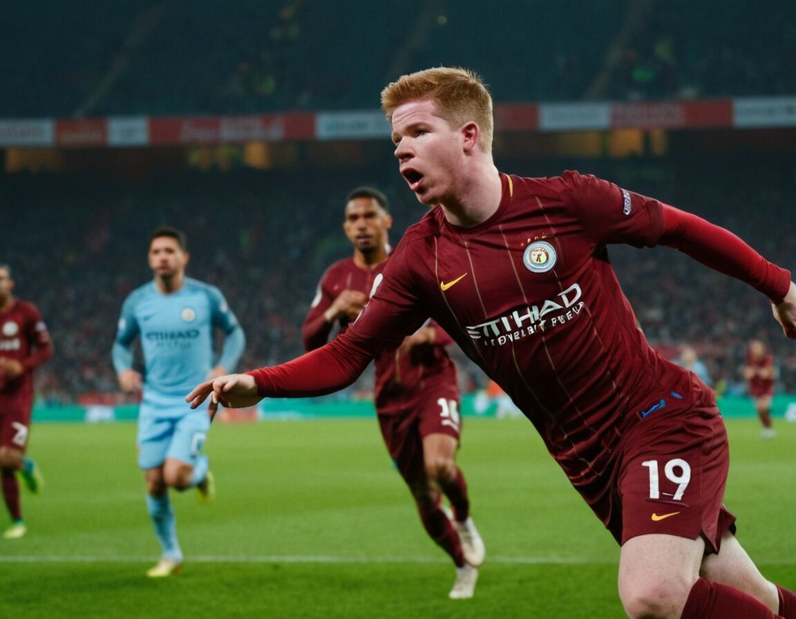 Kevin De Bruyne setzt präzise Pässe im Mittelfeld - Top 10 der besten Fußballer der Welt: Die aktuellen Stars im Überblick