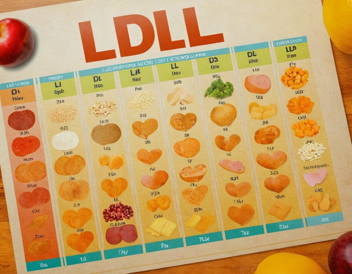 Ernährungsempfehlungen zur LDL-Reduktion - LDL-Cholesterin-Wert Tabelle: So interpretieren Sie Ihre Werte richtig