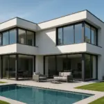 Architektenvilla mit Alufenstern