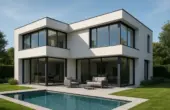 Architektenvilla mit Alufenstern