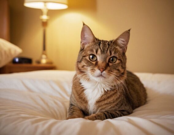 Wenn die Katze ins Bett pinkelt: Ursachen und Lösungen für das Problem