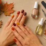 Maniküre im Herbst