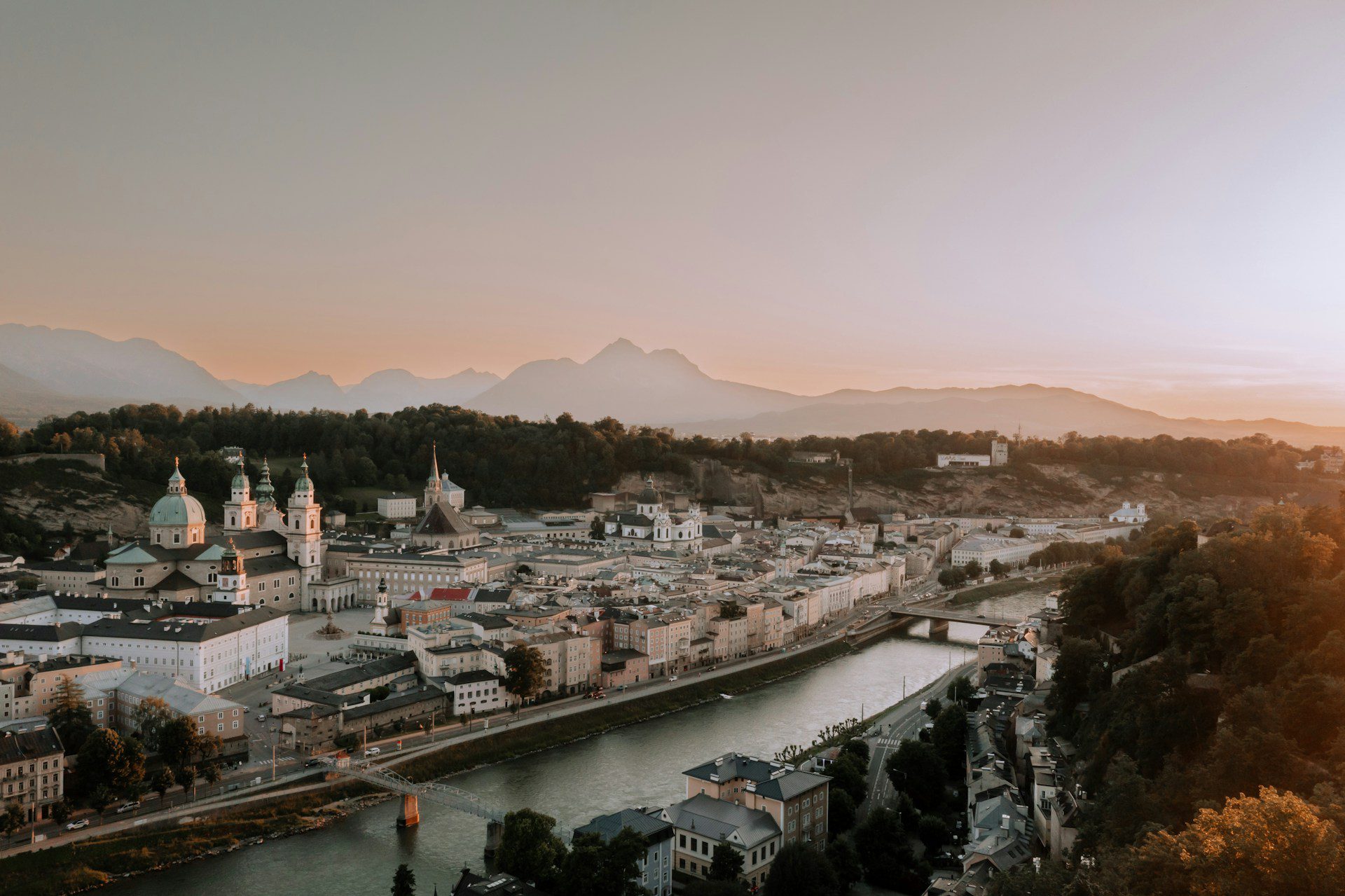 Salzburg von oben