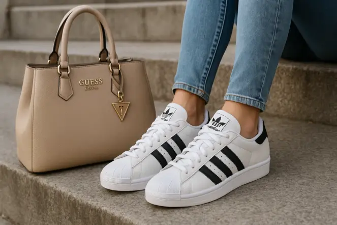Adidas trifft Guess