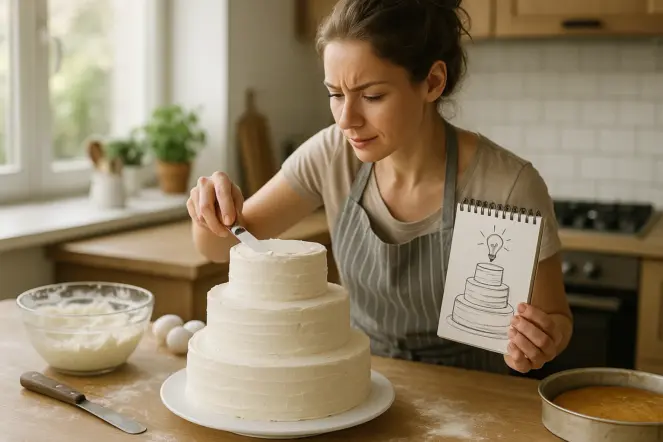 Hochzeitstorten-Kreation