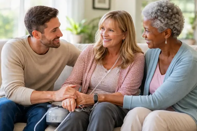 Leben mit Myasthenie