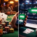Live-Poker vs. Online-Poker