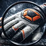 Torwarthandschuhe im Regen