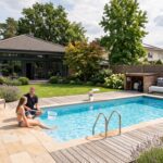 Pool im Garten